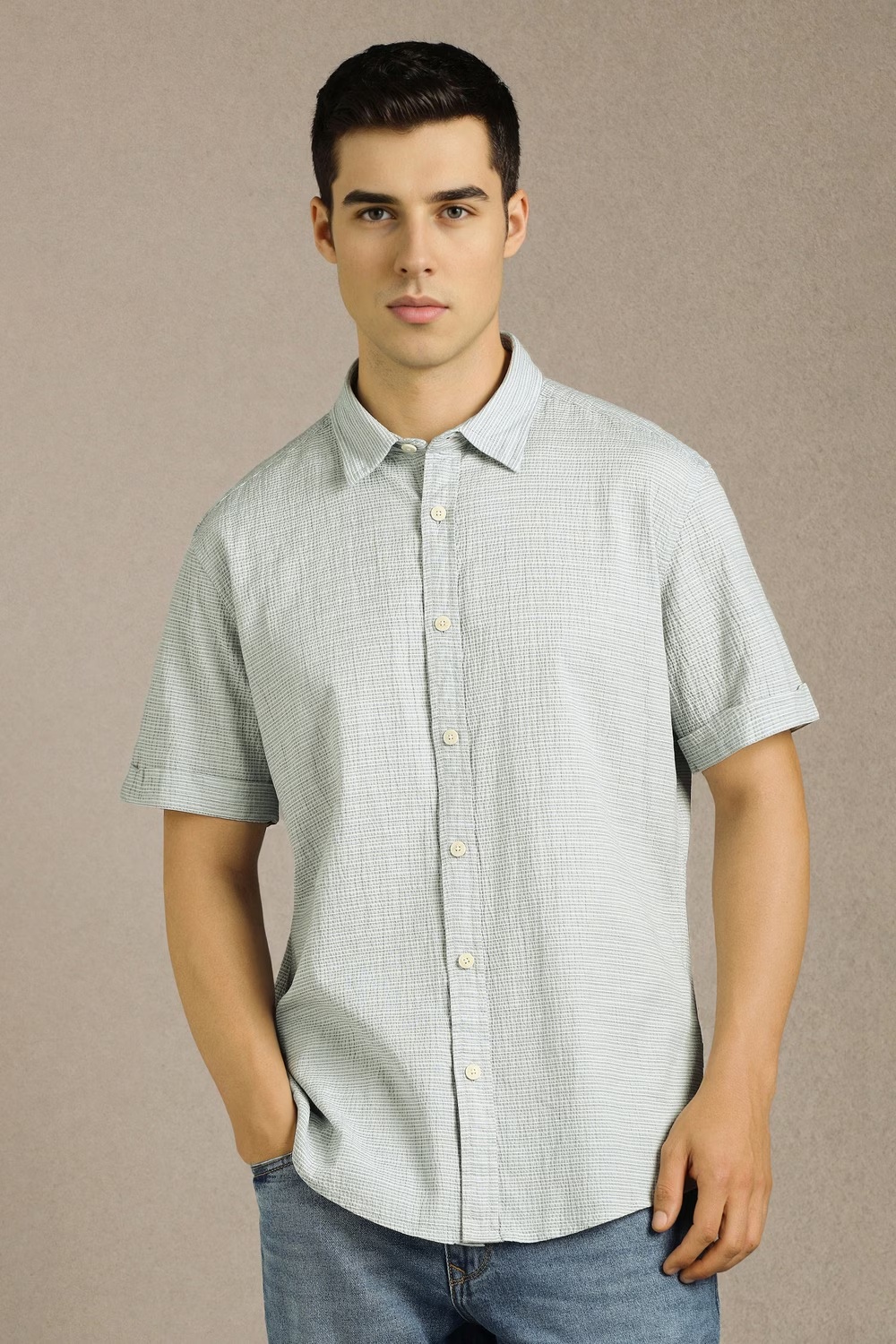 68048-men-grey-stripe-half-sleeves-casual-shirt-grey-1.jpg