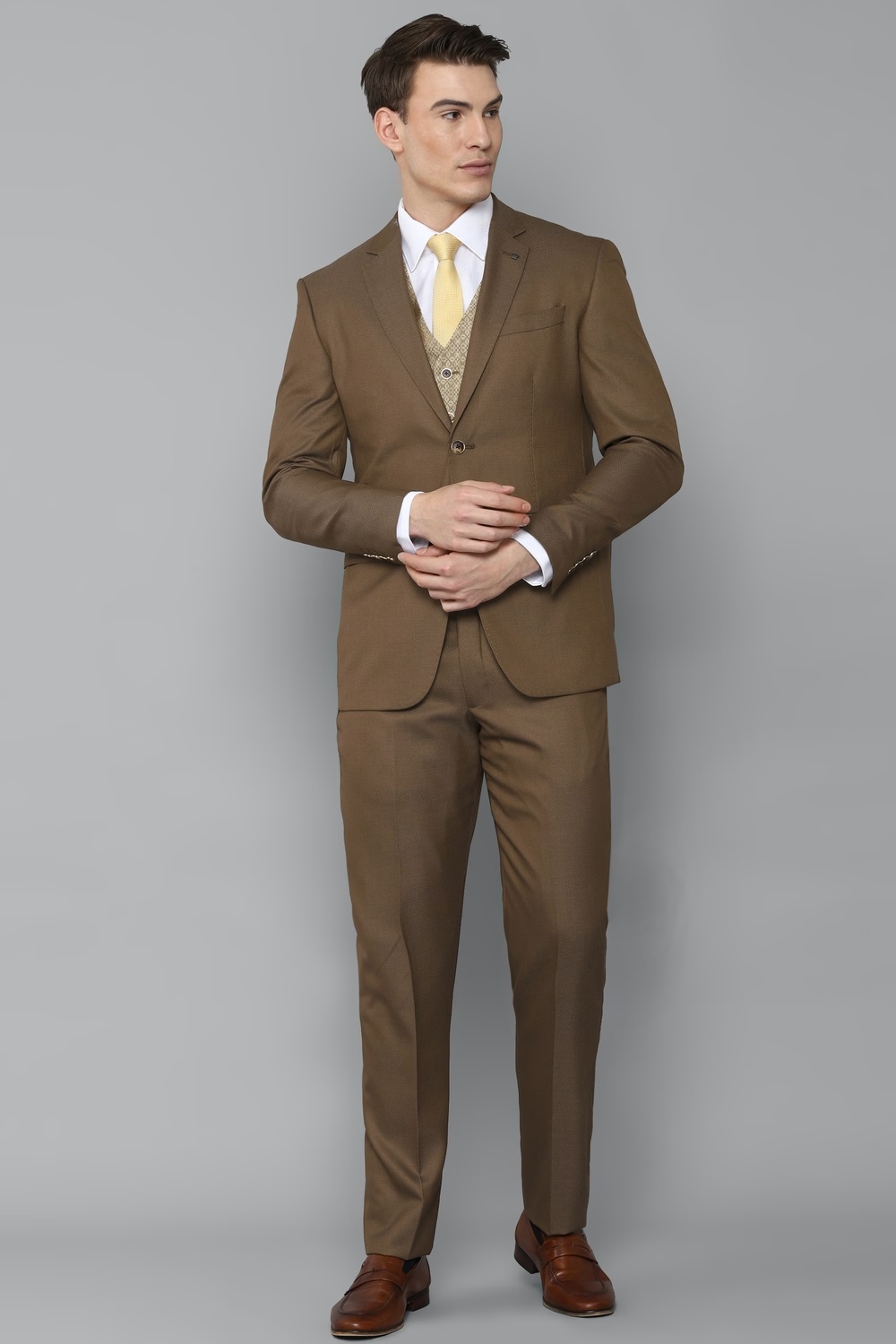 Men Brown Slim Fit Solid Formal Three Piece Suit-Brown 1 68482-men-brown-slim-fit-solid-formal-three-piece-suit-brown-1.jpg