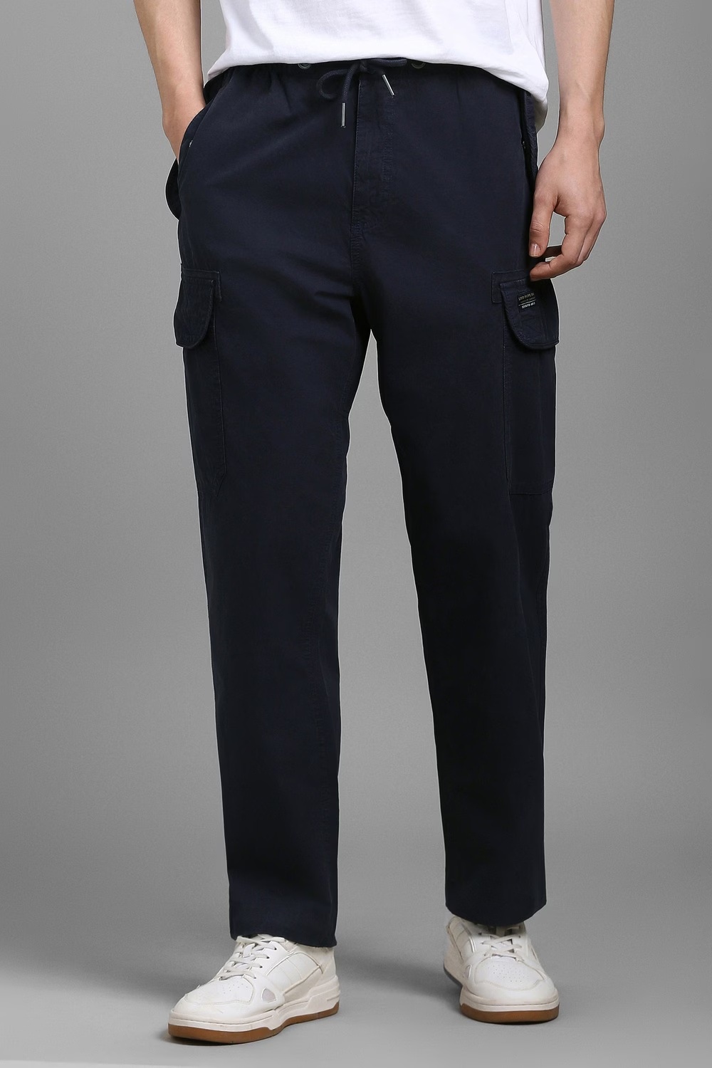 Men Navy Solid Flat Front Casual Trousers-Navy 1 69204-men-navy-solid-flat-front-casual-trousers-navy-1.jpg