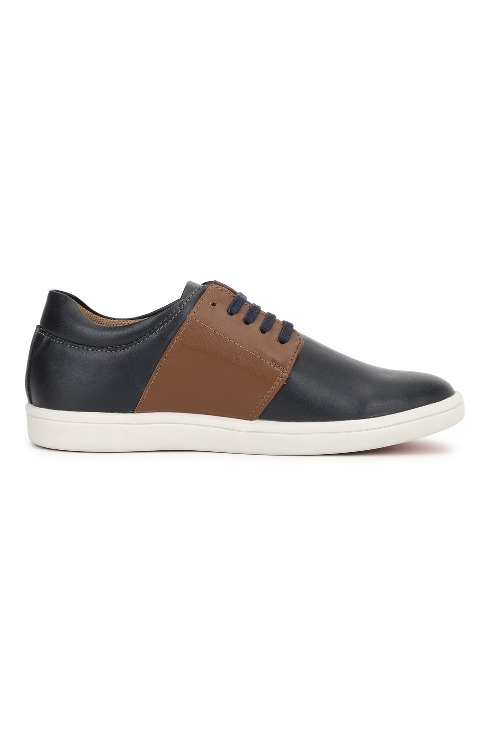 Men Black Lace Up Shoes-Black