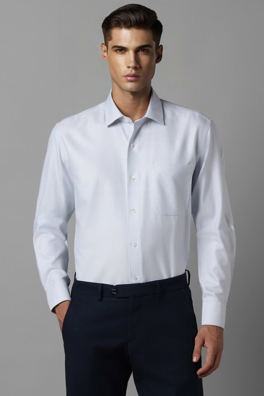 Men Grey Classic Fit Textured Full Sleeves Formal Shirt-Grey 1 69612-men-grey-classic-fit-textured-full-sleeves-formal-shirt-grey-1.jpg