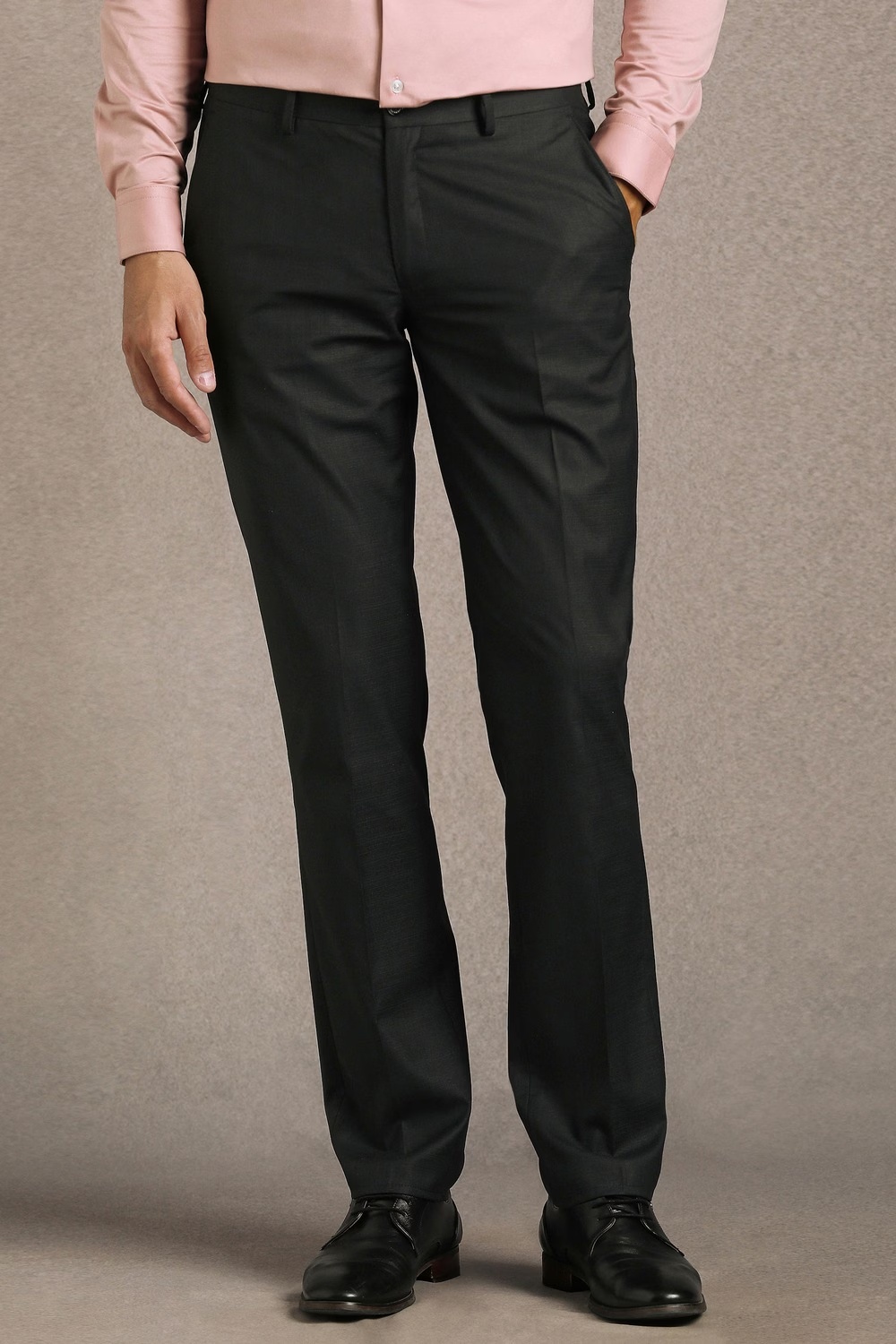 Men Black Solid Flat Front Formal Trousers-Black 1 70385-men-black-solid-flat-front-formal-trousers-black-1.jpg
