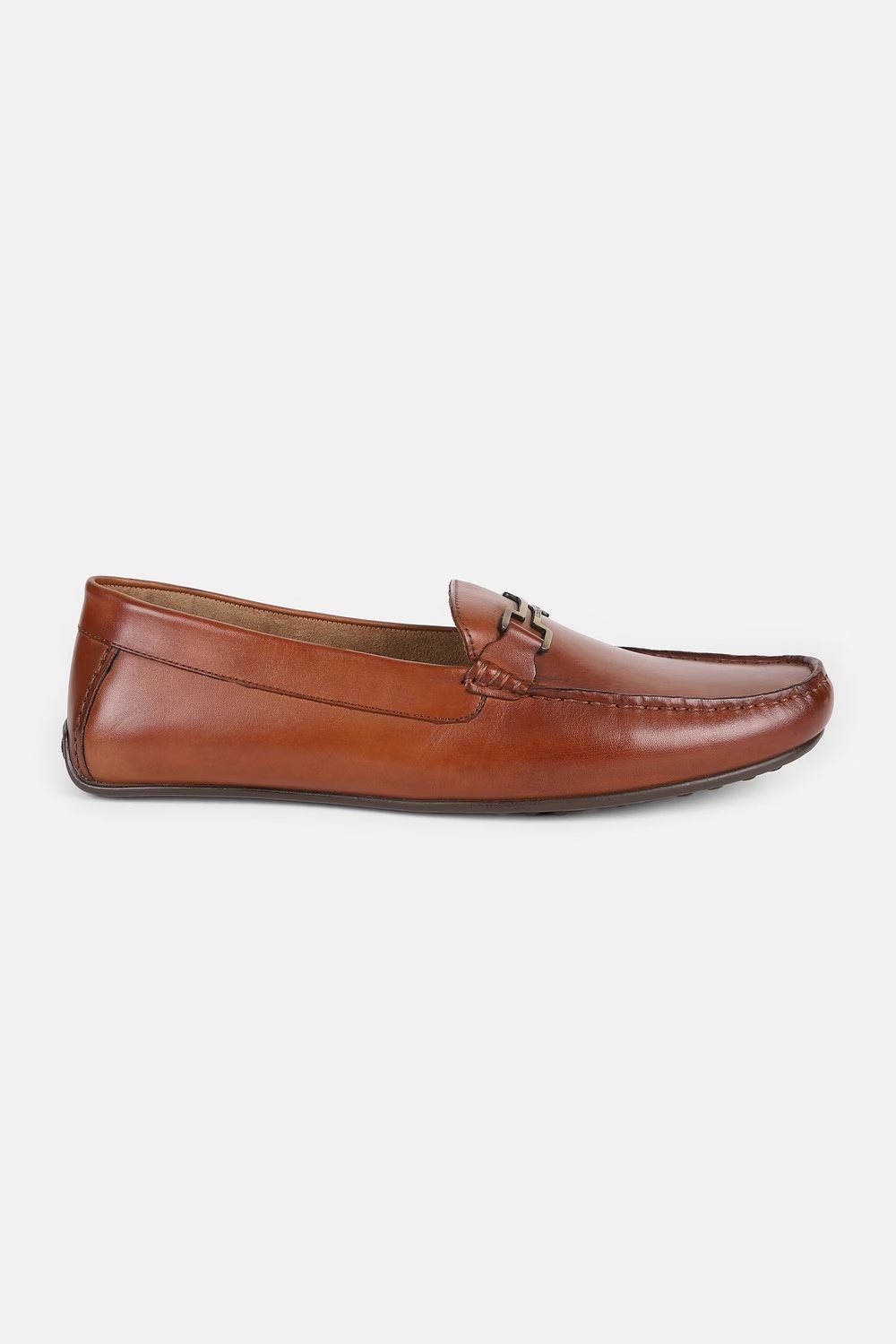 Men Metal Saddle Leather Tan Moccassin Slip On Shoes-Tan 1 71253-men-metal-saddle-leather-tan-moccassin-slip-on-shoes-tan-1.jpg