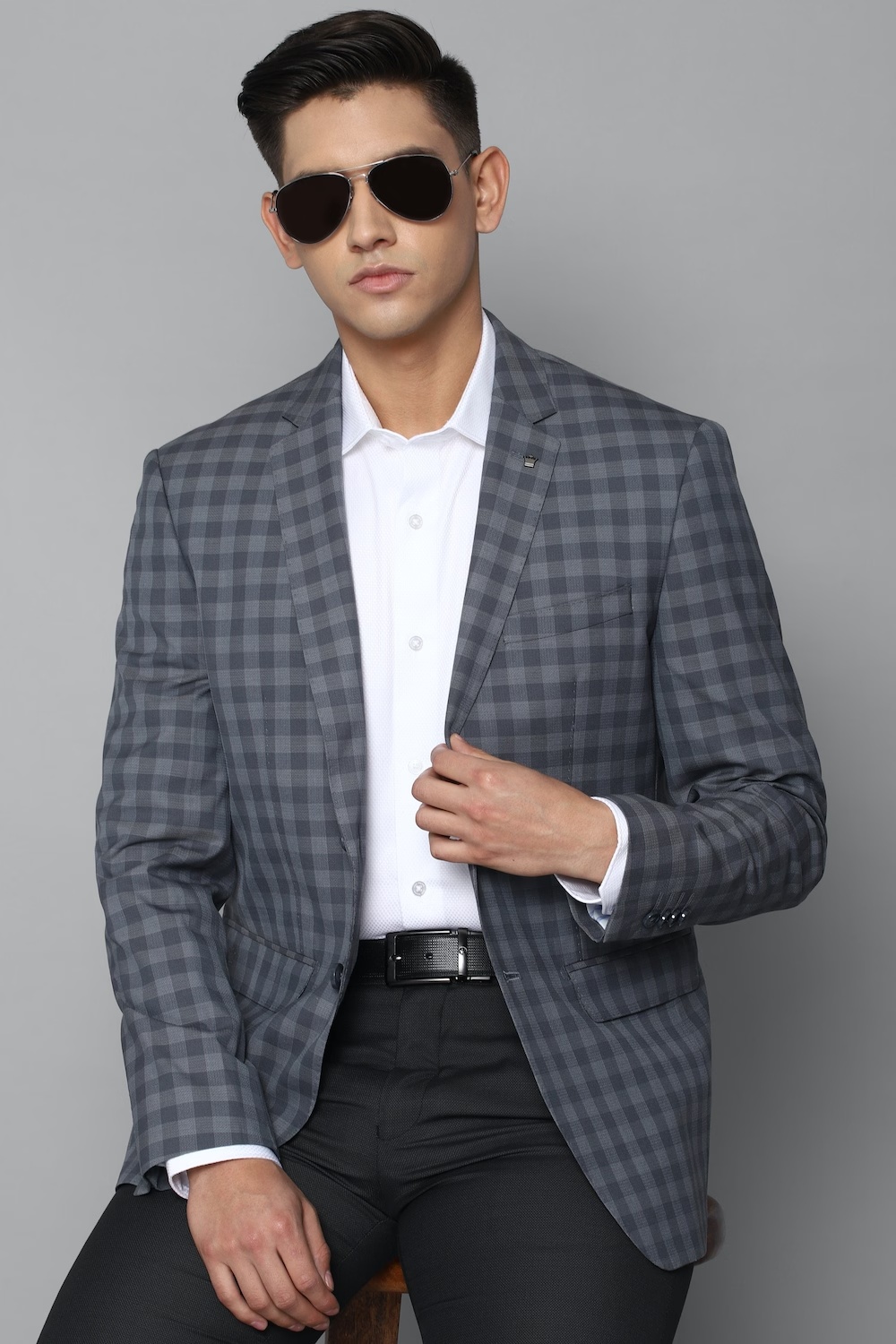 Men Grey Slim Fit Check Formal Blazer-Grey 1 7152-men-grey-slim-fit-check-formal-blazer-grey-1.jpg
