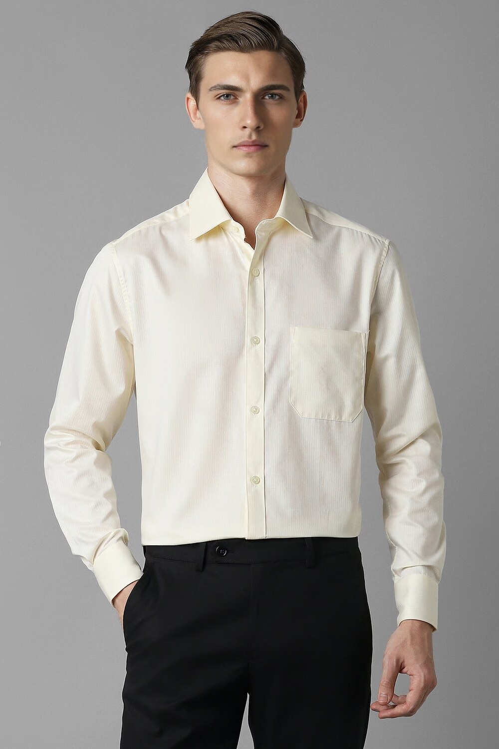 Men Yellow Classic Fit Solid Full Sleeves Formal Shirt-Yellow 1 7231-men-yellow-classic-fit-solid-full-sleeves-formal-shirt-yellow-1.jpg