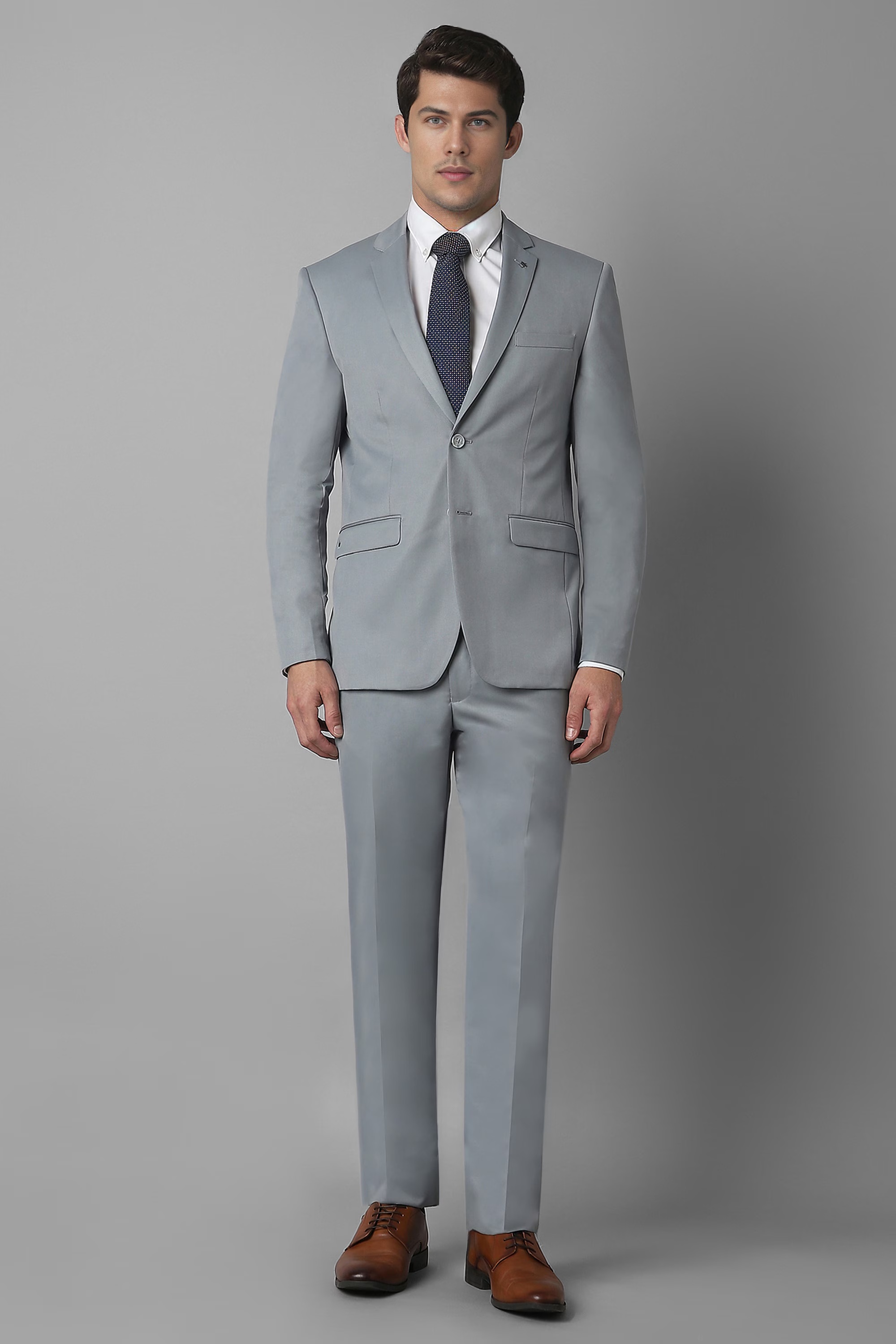 Men Grey Slim Fit Solid Formal Two Piece Suit-Grey 1 72581-men-grey-slim-fit-solid-formal-two-piece-suit-grey-1.jpg