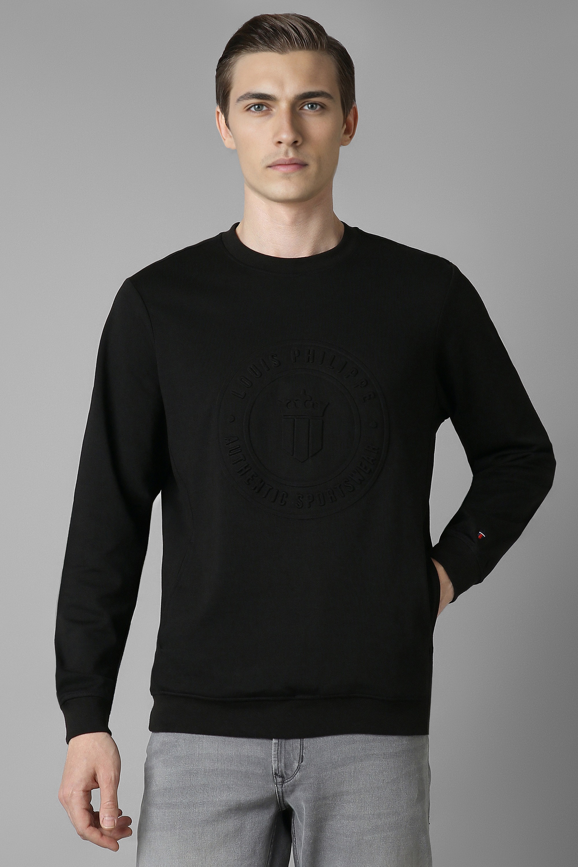 Men Casual Black Solid Sweatshirt-Black 1 73144-men-casual-black-solid-sweatshirt-black-1.jpg