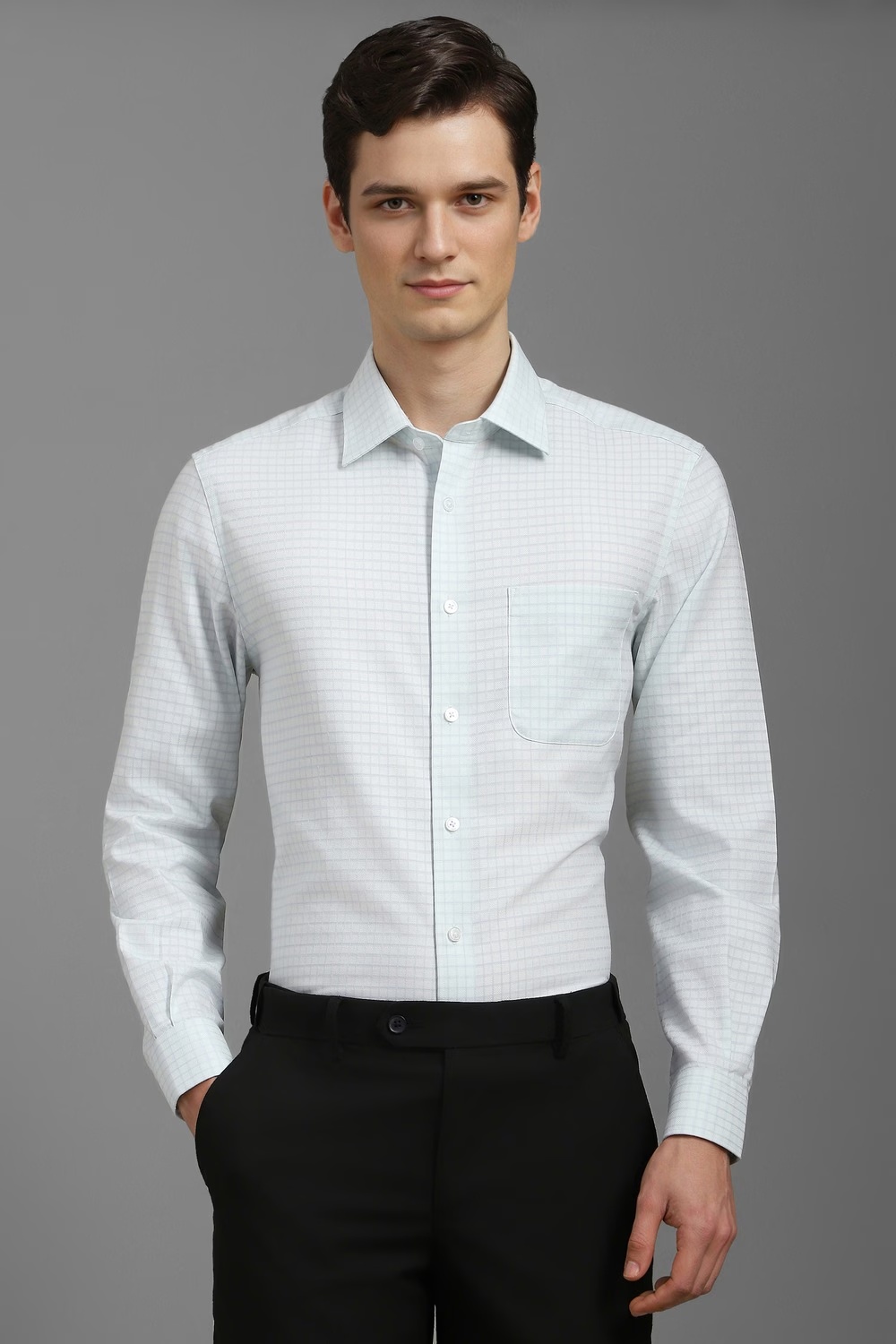 Men Light Blue Classic Fit Check Full Sleeves Formal Shirt-Light Blue 1 73887-men-light-blue-classic-fit-check-full-sleeves-formal-shirt-light-blue-1.jpg