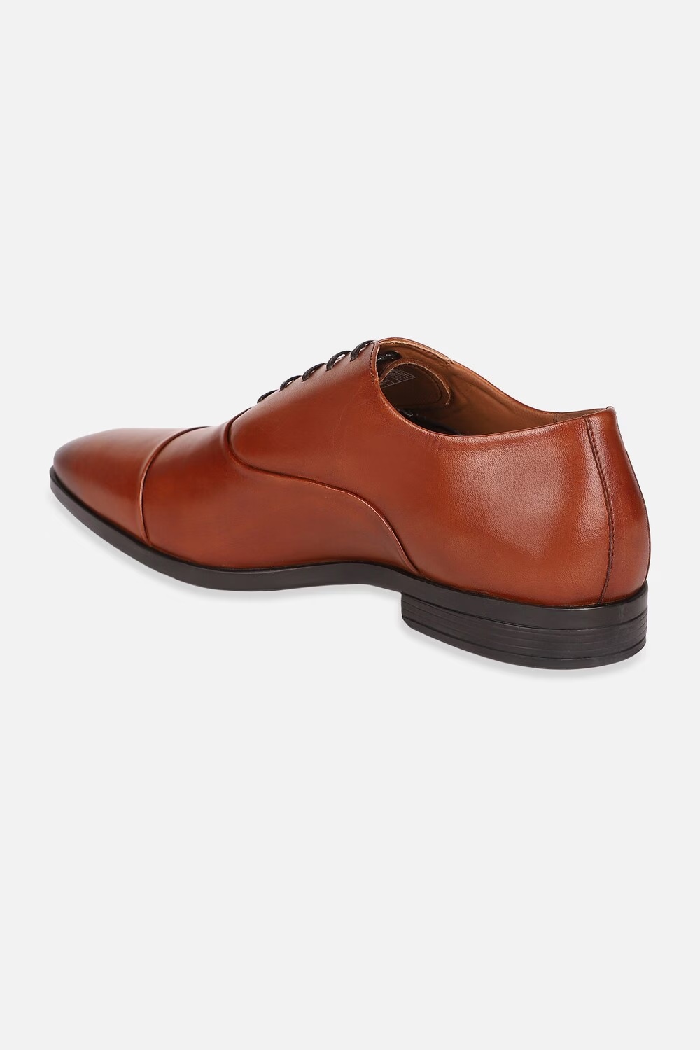 Louis Philippe Men Brown Solid Oxford Formal Imported Premium Leather Light Weight Breathable Lining Slip Resistant Flexible Toe-Brown