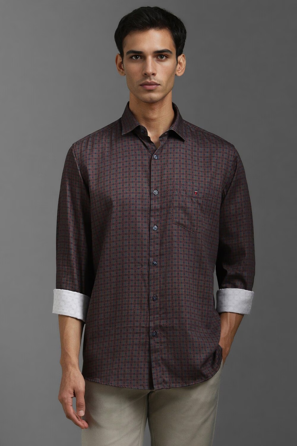 Men Brown Slim Fit Print Full Sleeves Casual Shirt-Brown 1 74944-men-brown-slim-fit-print-full-sleeves-casual-shirt-brown-1.jpg