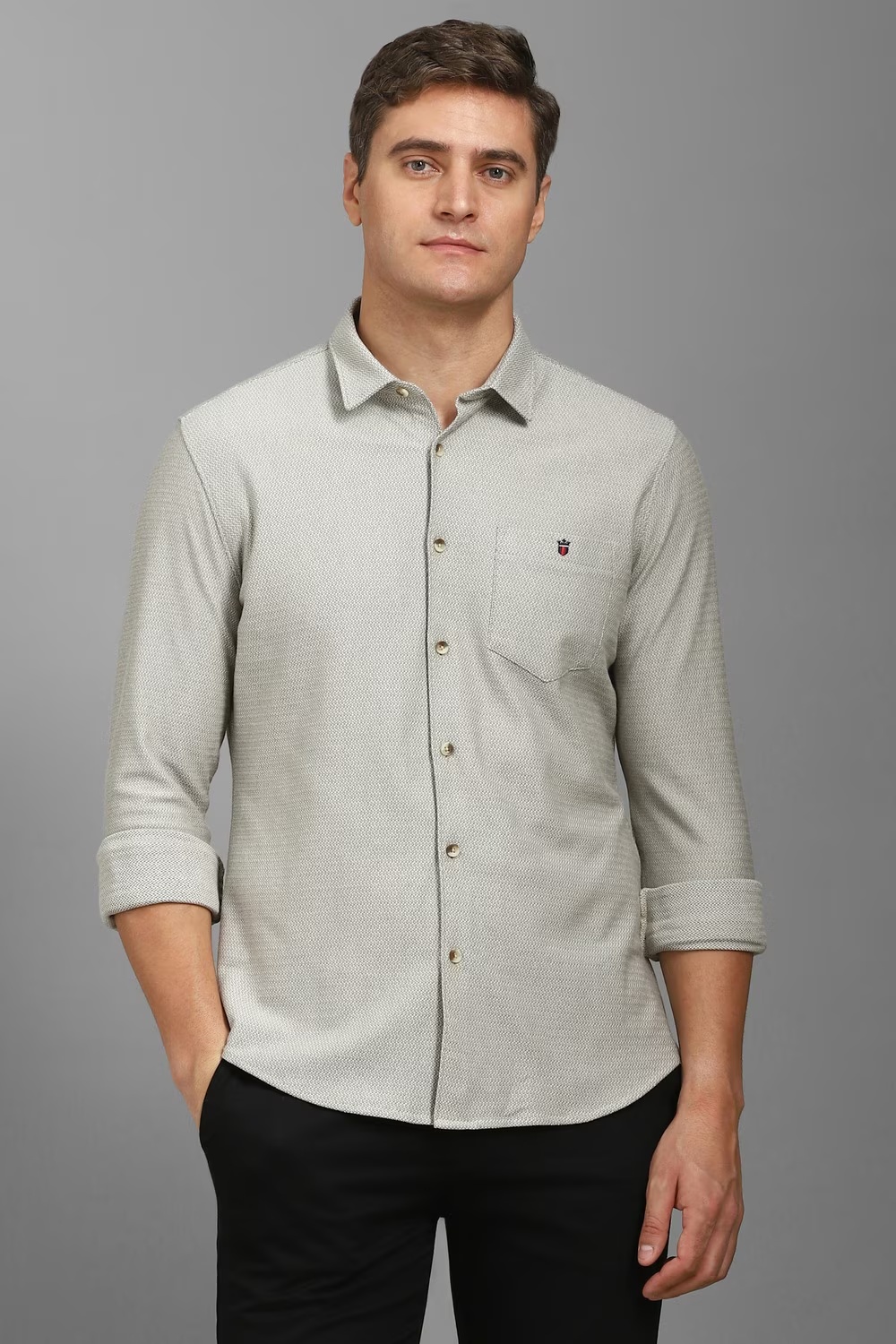 Men Grey Super Slim Fit Print Full Sleeves Casual Shirt-Grey 1 76301-men-grey-super-slim-fit-print-full-sleeves-casual-shirt-grey-1.jpg