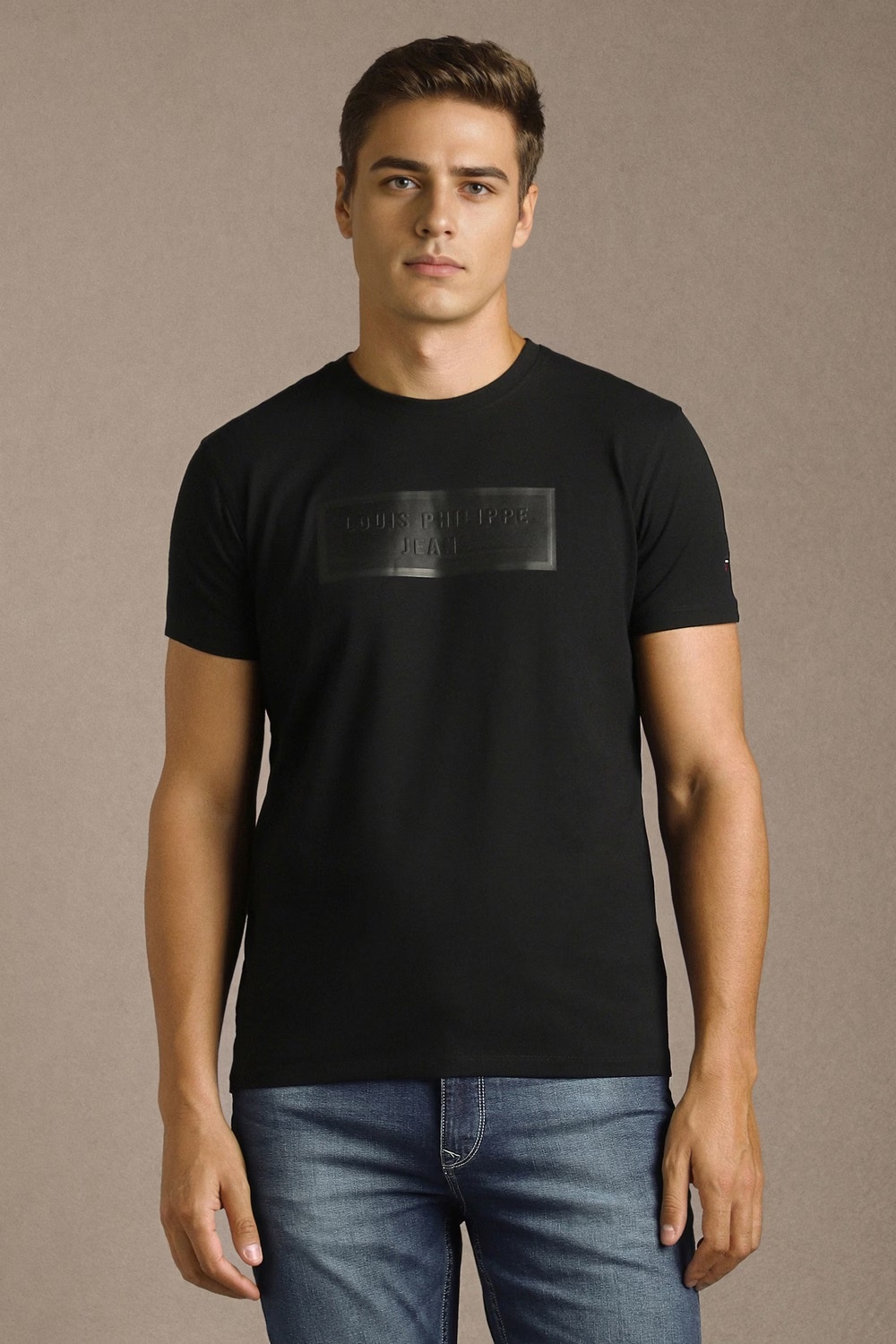 Men Black Graphic Print Crew Neck T-shirt-Black 1 76511-men-black-graphic-print-crew-neck-t-shirt-black-1.jpg