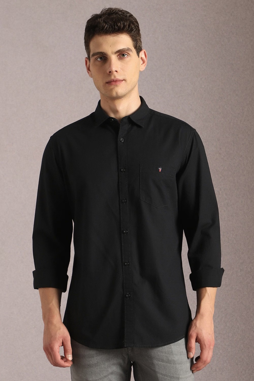 Men Black Solid Full Sleeves Casual Shirt-Black 1 77726-men-black-solid-full-sleeves-casual-shirt-black-1.jpg