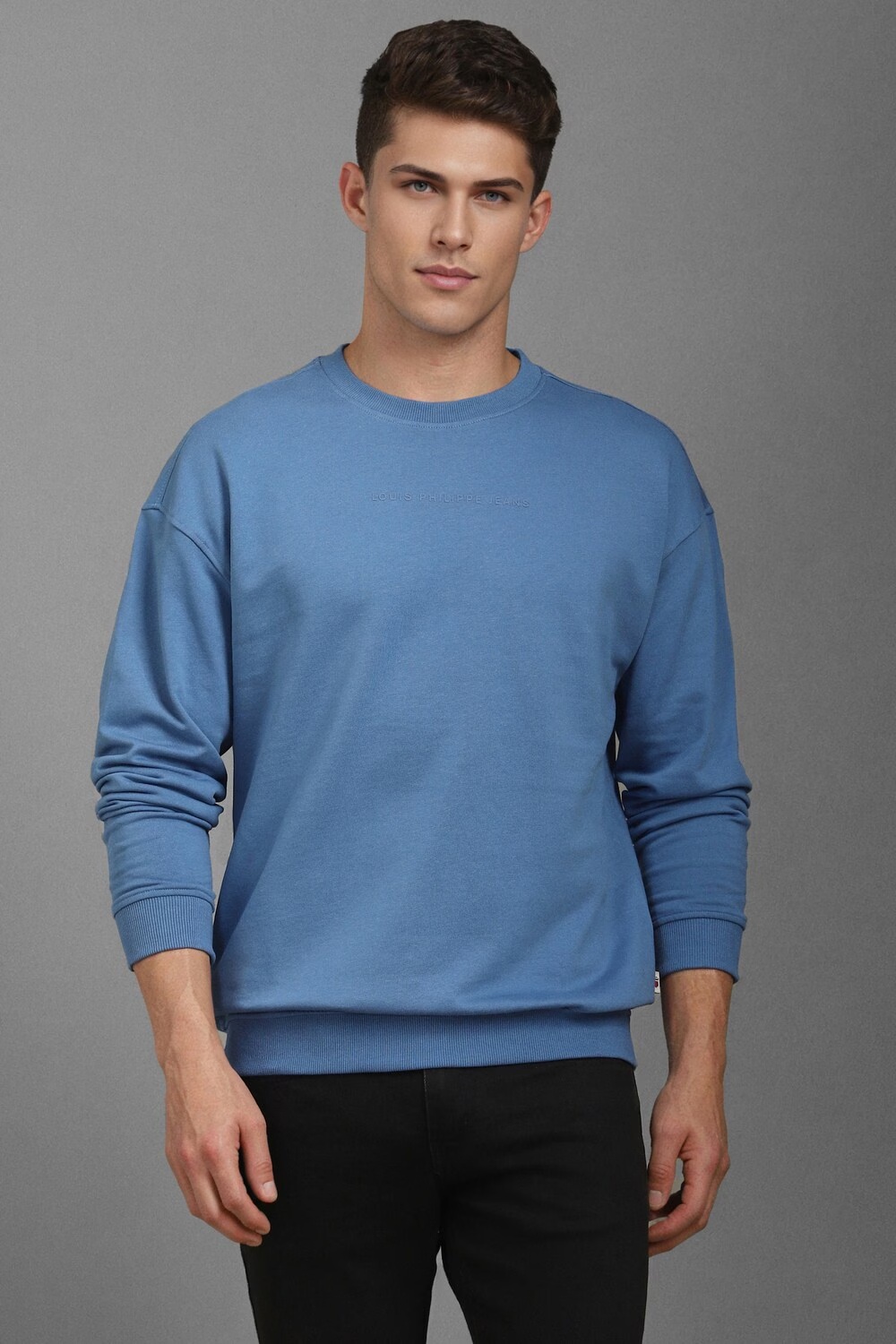 Men Casual Blue Graphic Print Sweatshirt-Blue 1 79234-men-casual-blue-graphic-print-sweatshirt-blue-1.jpg
