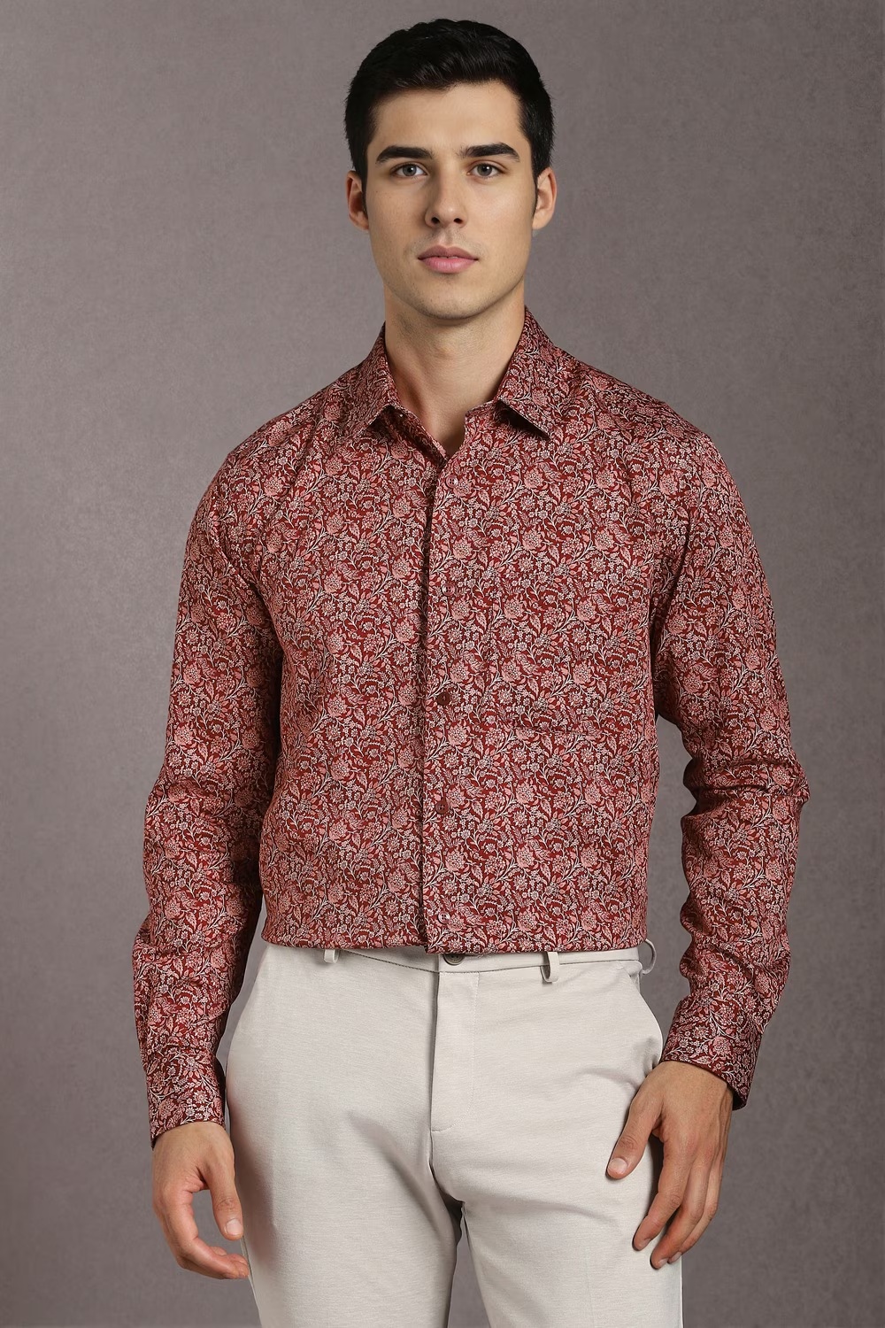 Men Red Print Full Sleeves Formal Shirt-Red 1 79521-men-red-print-full-sleeves-formal-shirt-red-1.jpg