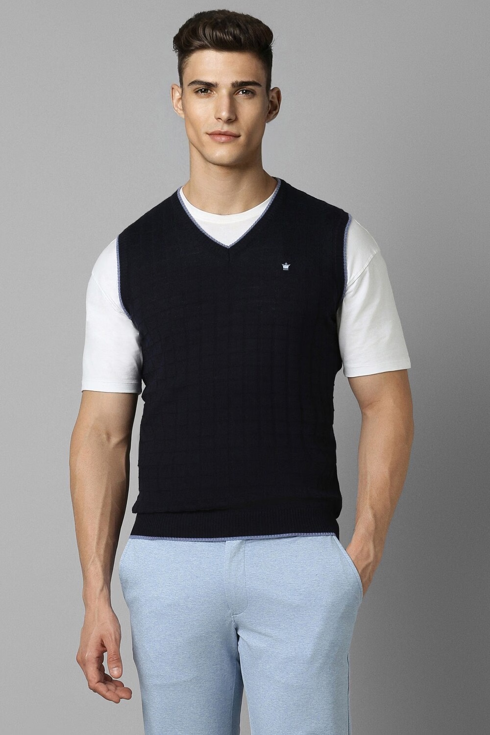 Men Black Textured Crew Neck Full Sleeves Sweater-Black 1 79538-men-black-textured-crew-neck-full-sleeves-sweater-black-1.jpg