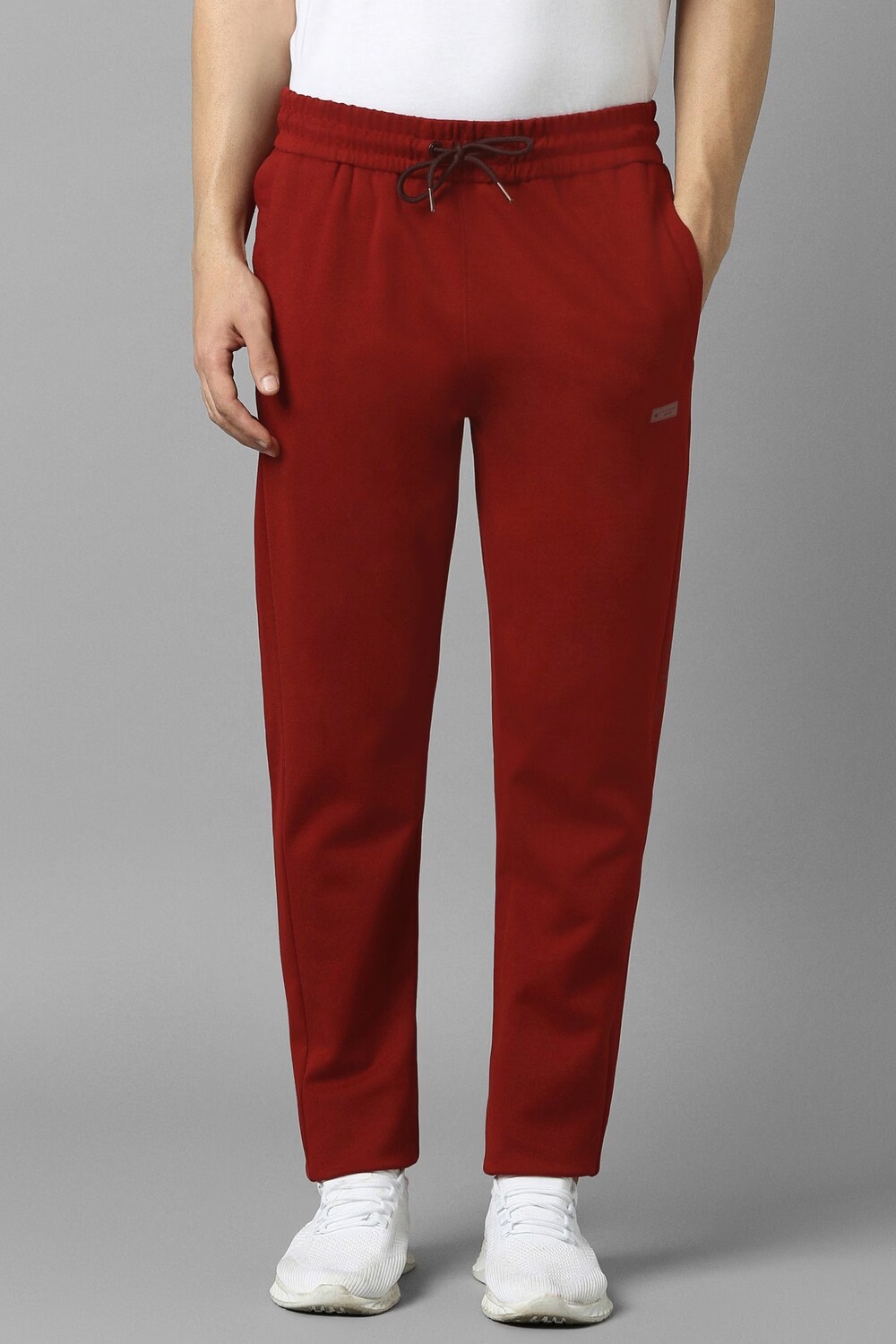 Men Maroon Solid Casual Lounge Pant-Maroon