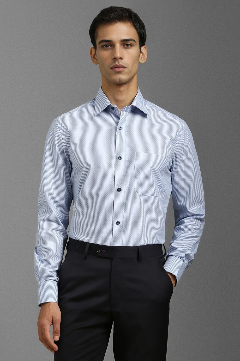 Men Light Blue Classic Fit Stripe Full Sleeves Formal Shirt-Light Blue 1 80709-men-light-blue-classic-fit-stripe-full-sleeves-formal-shirt-light-blue-1.jpg