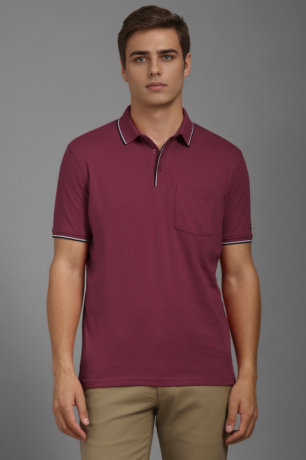Men Maroon Solid Polo Neck T-shirt-Maroon 1 8770-men-maroon-solid-polo-neck-t-shirt-maroon-1.jpg