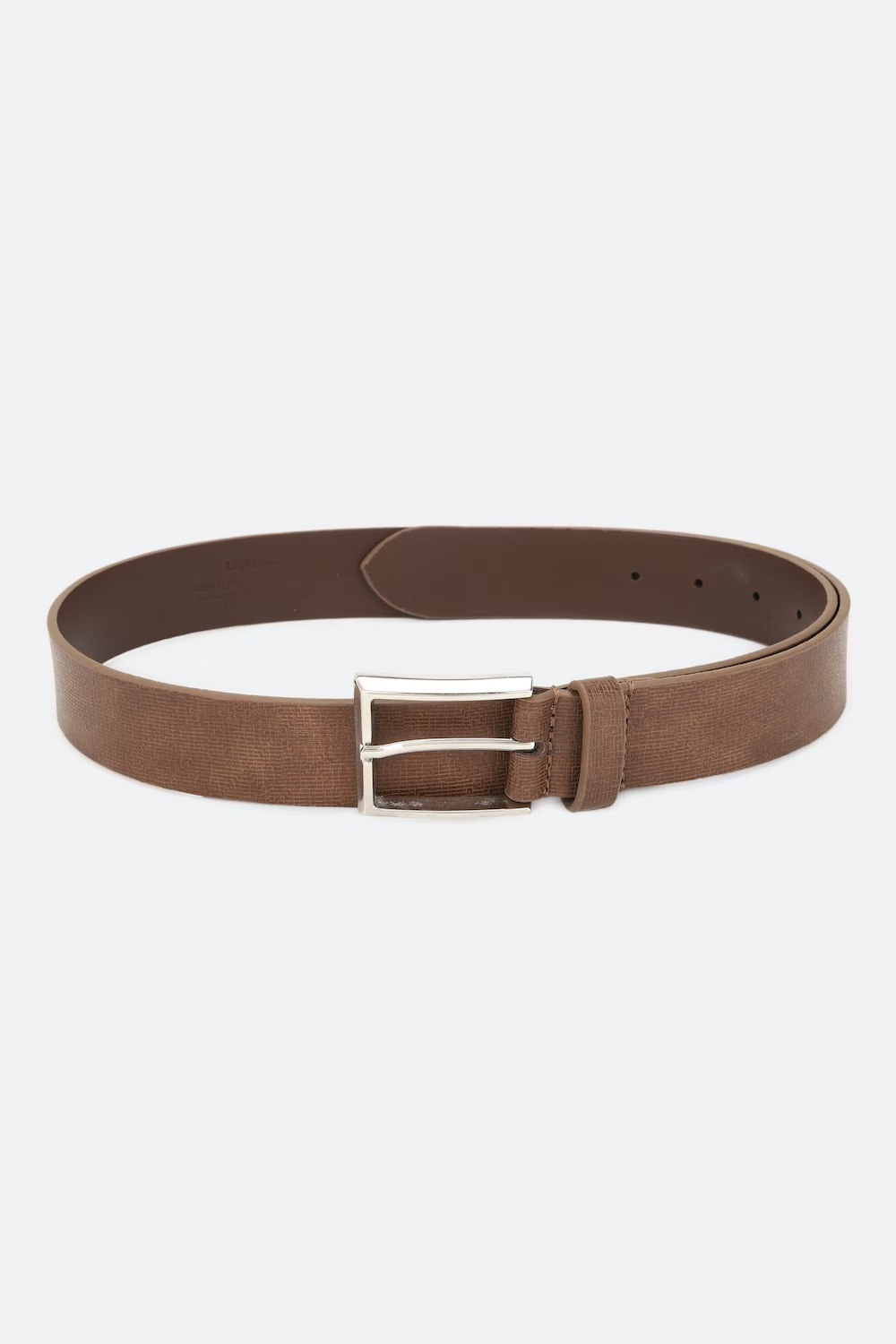 Louis Philippe Men Tan Textured Casual Italian Leather with Shiny Nickel Buckle Belt-Brown 1 9062-louis-philippe-men-tan-textured-casual-italian-leather-with-shiny-nickel-buckle-belt-brown-1.jpg