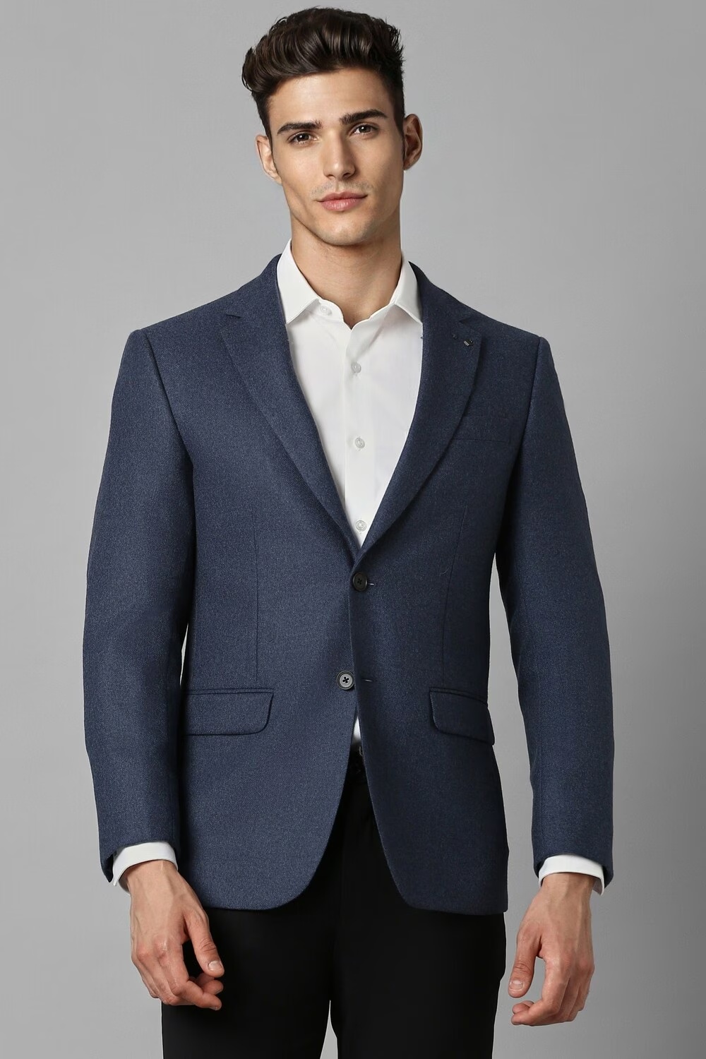 Men Navy Regular Fit Textured Formal Blazer-Navy 1 9664-men-navy-regular-fit-textured-formal-blazer-navy-1.jpg
